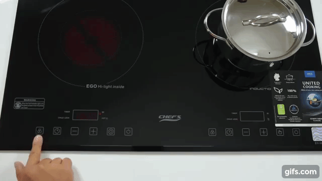 Các bước sử dụng bếp điện từ cơ bản