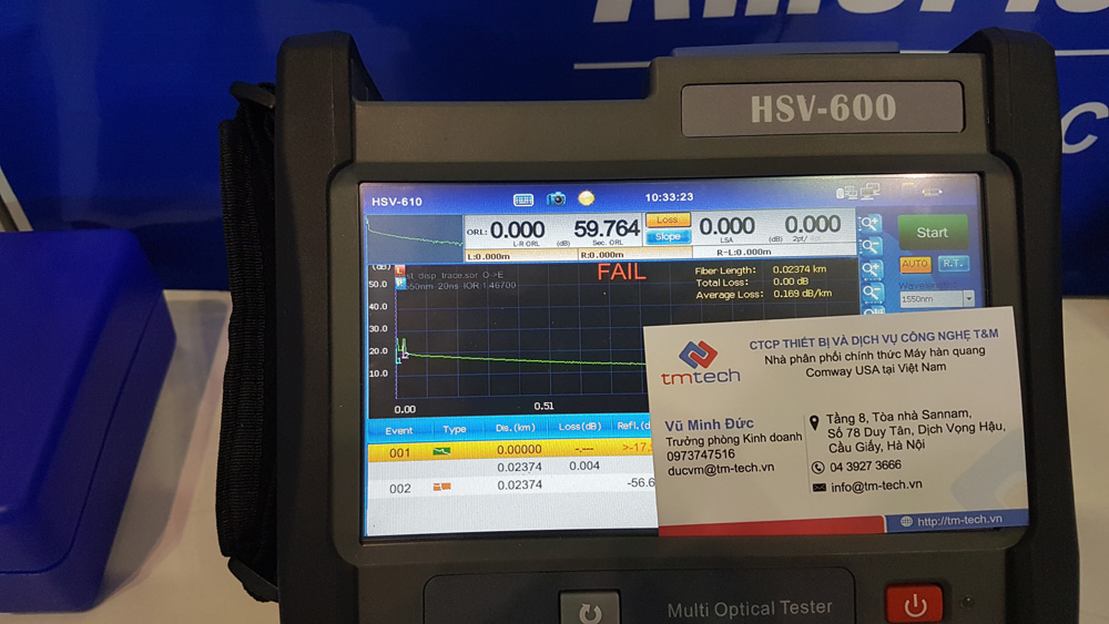 Máy đo quang OTDR HSV-600